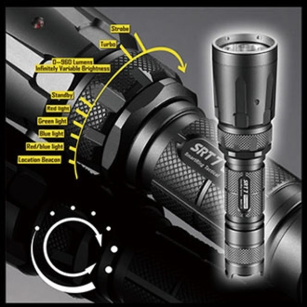 Nitecore SRT-7 torch