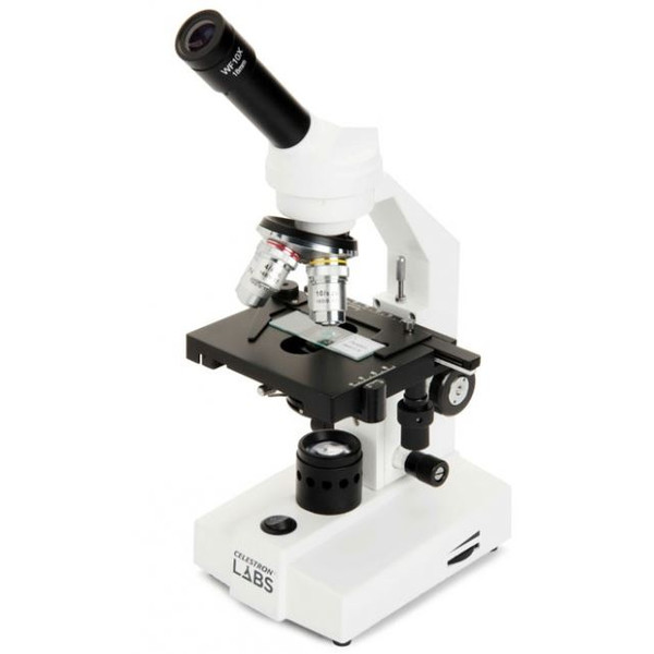 Celestron Microscope LABS CM2000CF, mono, 40x, 10x, 400x, 800x,1000x 2000x, LED