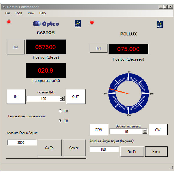 Optec rotator  Gemini