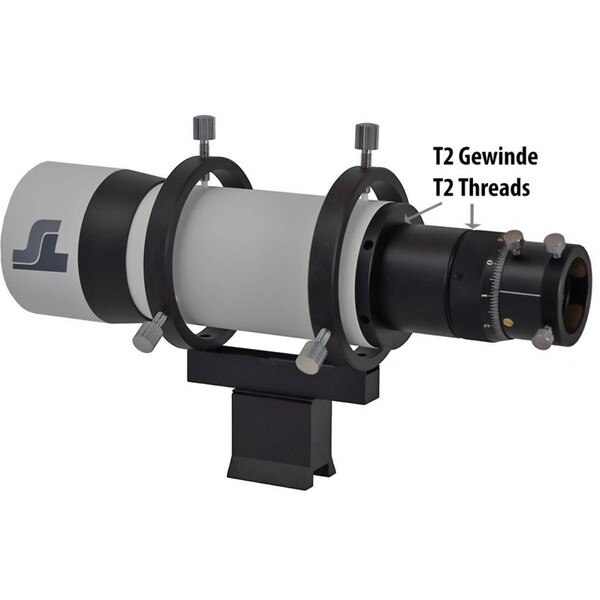 TS Optics Guidescope Tubo guía y buscador con microenfocador Deluxe de 60 mm