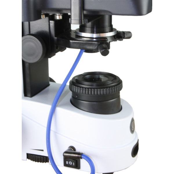 Euromex Microscope iScope IS.1153-PLi/DFI, DF, trino, infinity, plan, 4x-100x, 100x iris, IOS super contrast oil, spring, LED, 3W