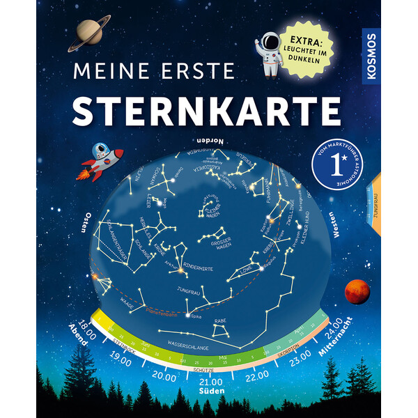 Kosmos Verlag Carta Stellare Meine erste Sternkarte