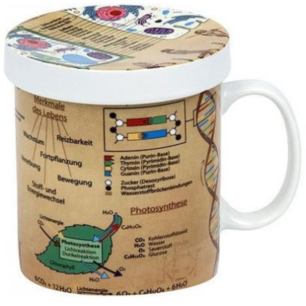 Könitz Tazza Wissensbecher für Teetrinker Biologie