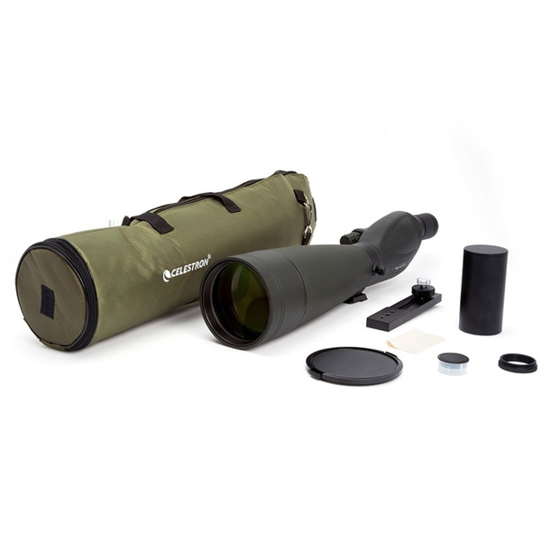 Celestron TrailSeeker 22-67x100 straight eyepiece spotting scope