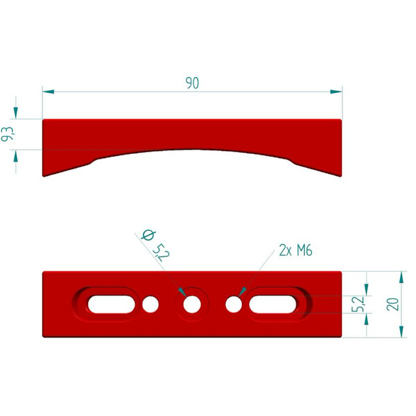 PrimaLuceLab PLUS curved blocks for C9.25, C11, EdgeHD 925 and EdgeHD 1100