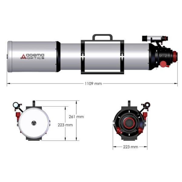 Agema Optics Apochromatic refractor AP 150/1200 SD 150 F8 OTA
