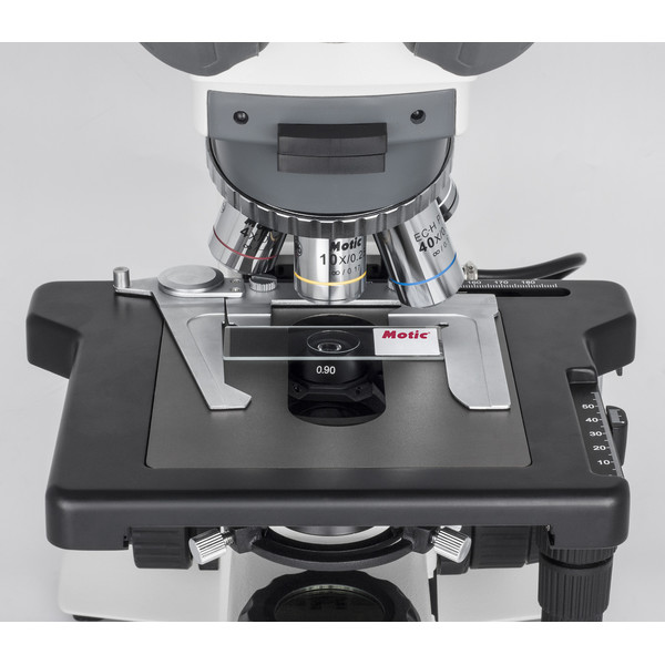 Motic Microscope BA410 Elite, trino, Hal, 100W, 40x-1000x