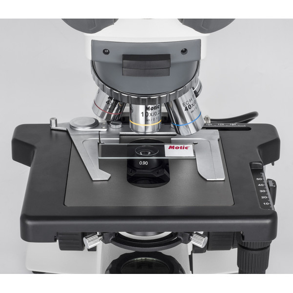 Motic Microscope BA410 Elite, trino, Hal, 100W, 40x-1000x