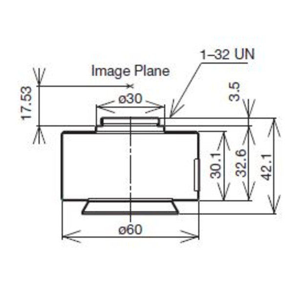 Evident Olympus Camera adaptor TV Adapter U-TV0.5XC-3-8, C-Mount Adapter