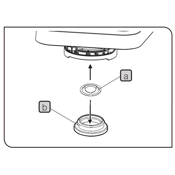 Evident Olympus CH2-DS dry dark-field insert disc for objectives up to NA 0.65 (only in combination with CH2-FH)