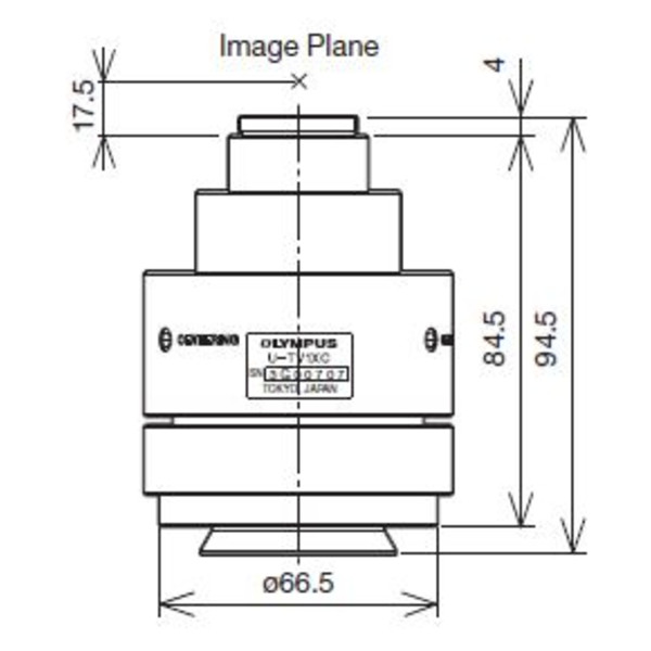 Evident Olympus Camera adaptor U-TV1XC, C-Mount