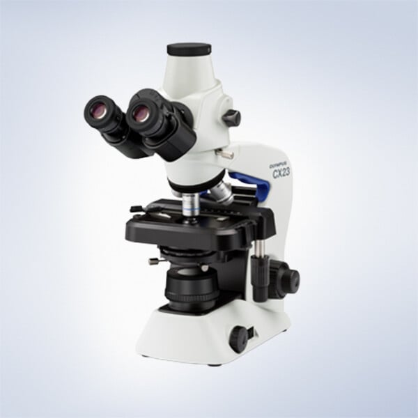 Evident Olympus CX23LEDRFS1-1-3, LED-Durchlichtmikroskop CX23 mit 4x, 10x, 40x und 100x