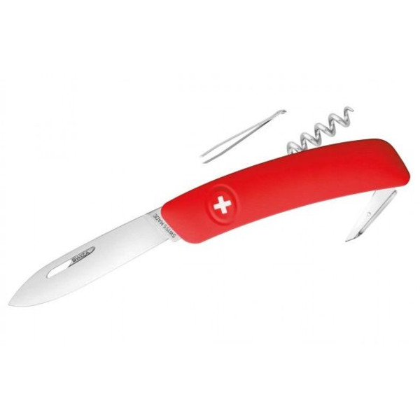 SWIZA Messen Zwitsers zakmes D01, rood