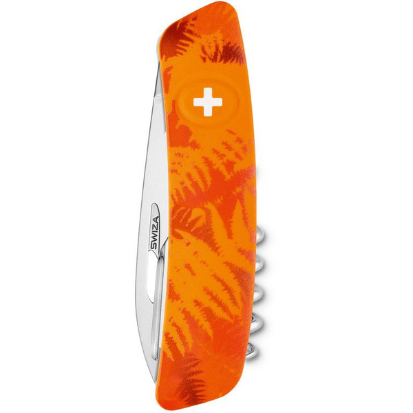 SWIZA Knives C01 Swiss Army Knife, FILIX Camo Fern Orange