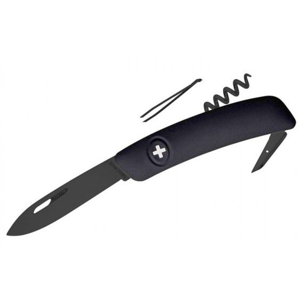 SWIZA Knives D01 Swiss Army Knife, ALLBLACK