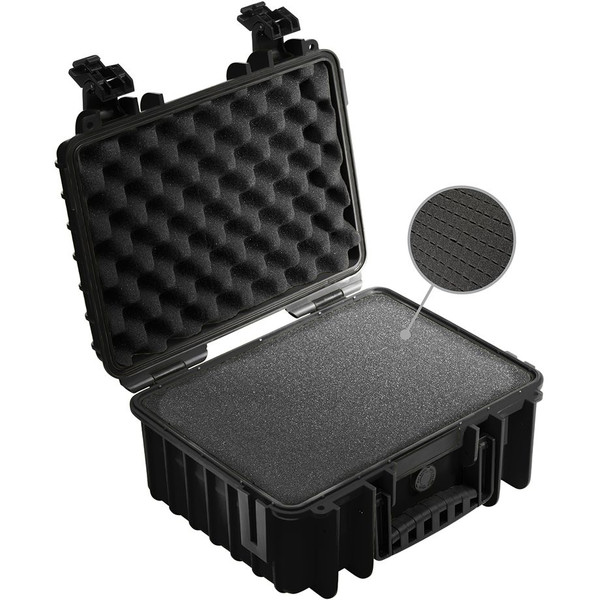 B+W Type 500 case, black/foam lined