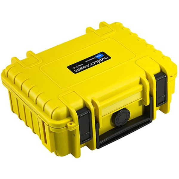 B+W Type 500 case, yellow/empty