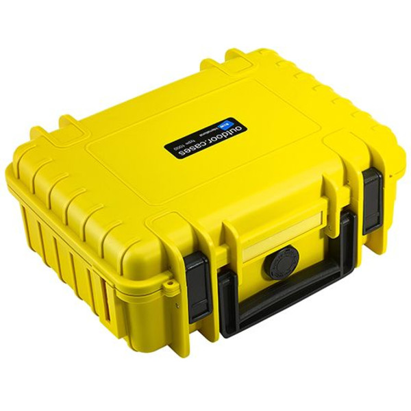 B+W Type 1000 case, yellow/empty