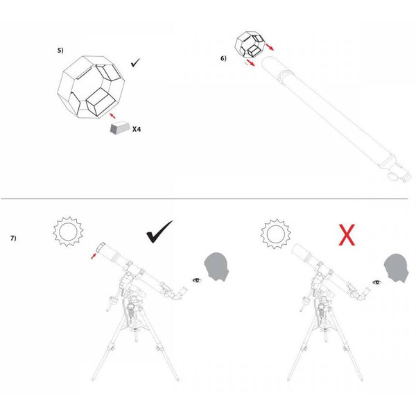 Explore Scientific Sun Catcher Sonnenfilter für 150-160mm Newton