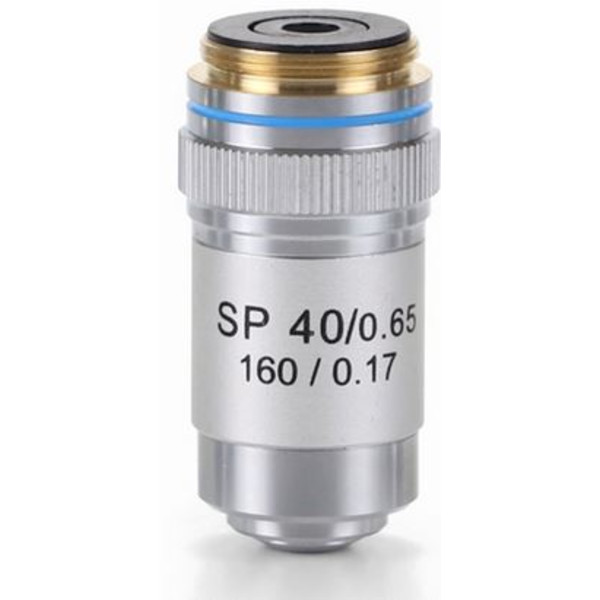 Euromex S40X/0.65 semiplan sprung AE.5597 microscope objective (BioBlue)