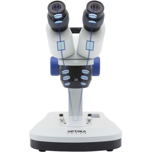 Optika Stereo microscope SFX-33, bino, 20x, 40x, stand fixed