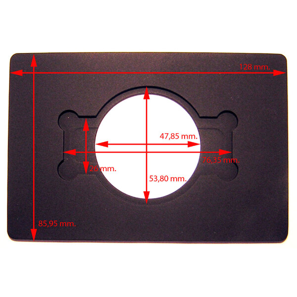 Motic Petri dish holder, Ø54mm, with 26x76mm specimen holder  (for AE2000)