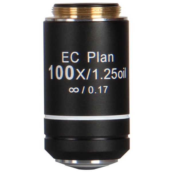 Motic Objective EC PL, CCIS, plan, achro, 100x/1.2, S, Oil w.d. 0.15mm