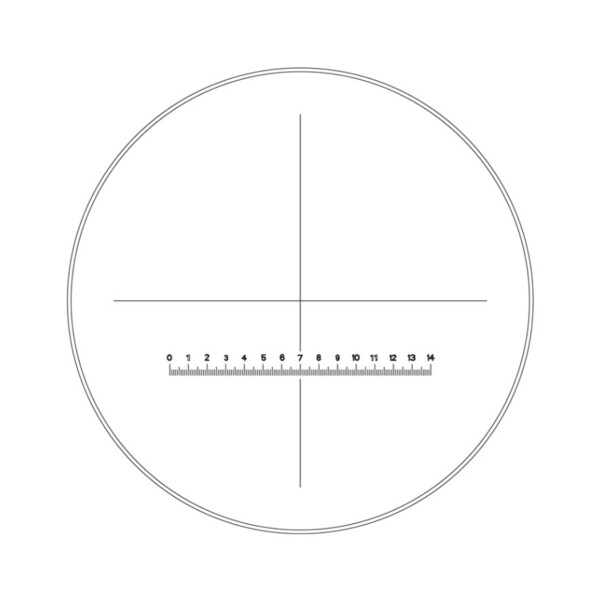 Motic WF10X/20mm, 14mm/140, crosshair measuring eyepiece (SMZ-140)