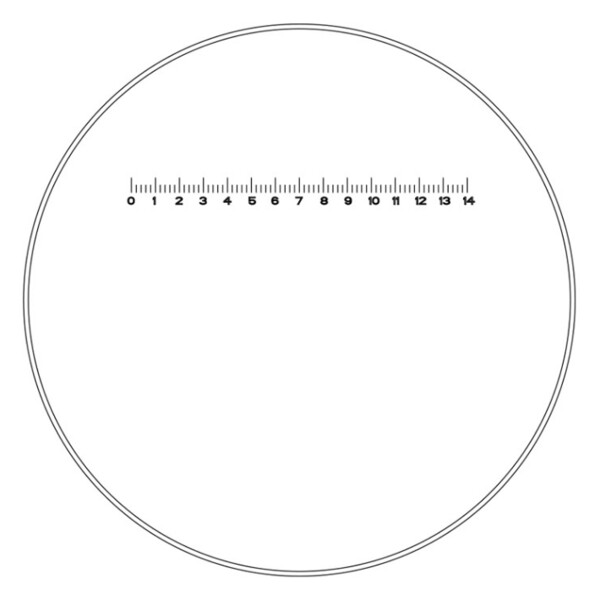 Motic Micrometer eyepiece WF10X/23mm, 70 divisions in 14mm