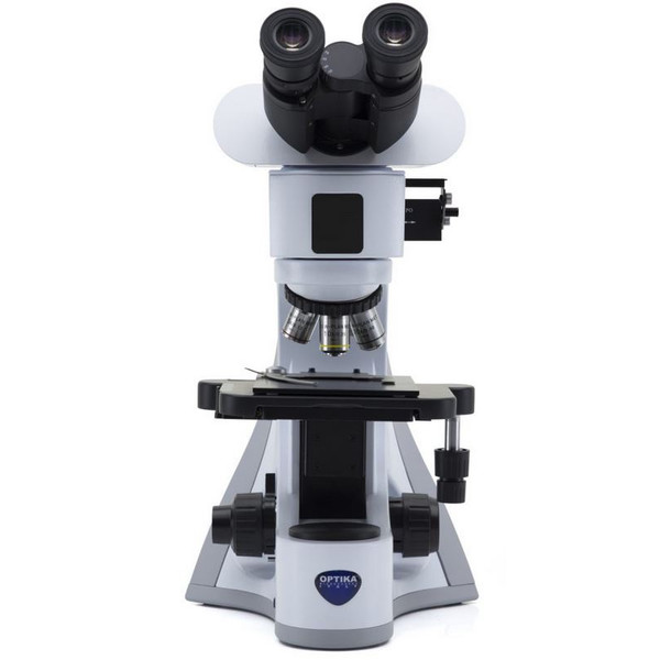 Optika Microscope B-510MET, metallurgic, incident, trino, IOS W-PLAN MET, 50x-500x, EU