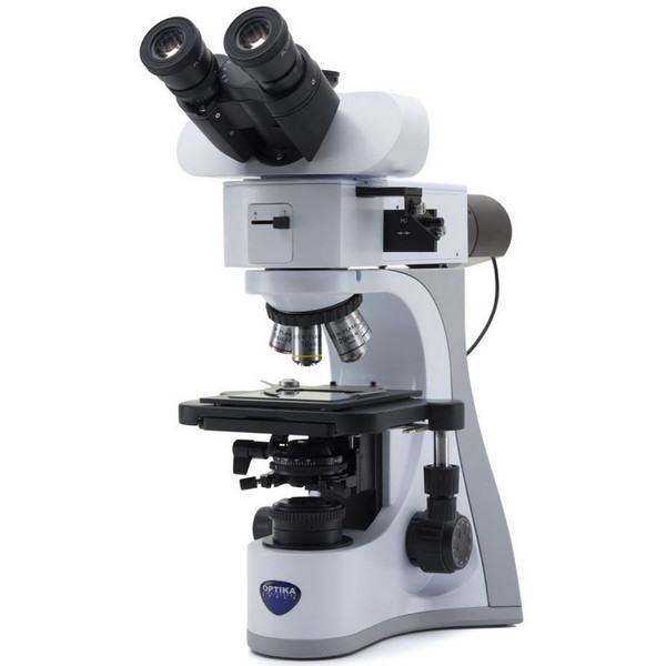 Optika Microscope B-510METR, metallurgic, incident, transmitted, trino, IOS W-PLAN MET, 50x-500x, EU