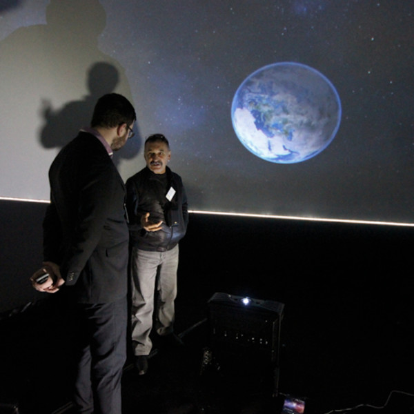 ASToptics Planetarium FishEye Fulldome projection system (with Sony Projector)