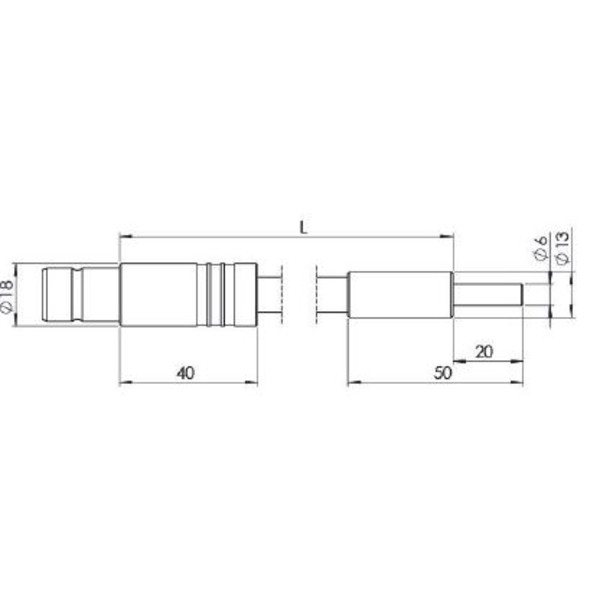 StarLight Opto-Electronics GLF1-1000-9.0, 1-armed, arm length 1000 mm, active diameter 9 mm