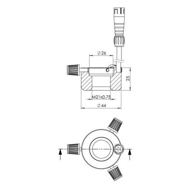 StarLight Opto-Electronics RL1-40 PW, pure white (6500K), Ø 26mm