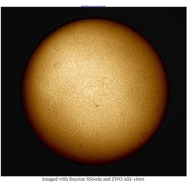 DayStar ST 60/930 SolarScout SS60-ds H-Alpha OTA Set