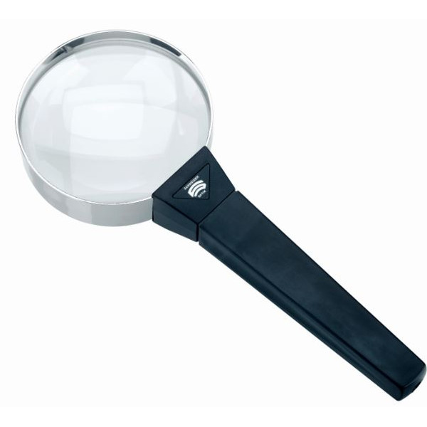 Schweizer Magnifying glass Handlupe Basic-Line FORTE, 10D/3,5x/Ø75mm, bikonvex