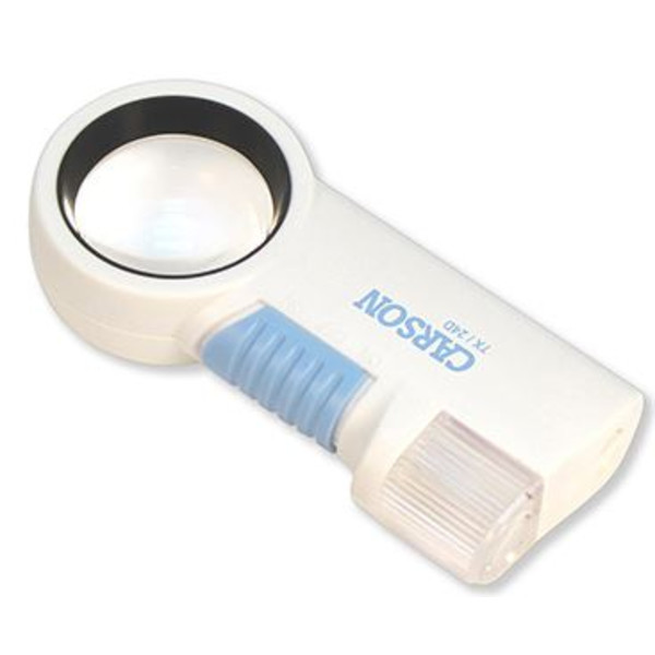 Carson Magnifying glass Lupe PRO, CP-24 MagniFlash™, LED, 7x