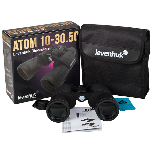 Levenhuk Zoom binoculars Atom 10-30x50