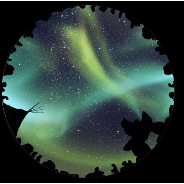 astrial Dia für das Sega Homestar Planetarium Aurora Australis Scenic