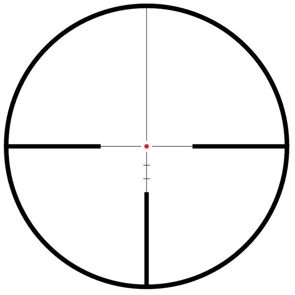 HAWKE Riflescope Endurance 30 WA 2.5-10x50 LR Dot (8x)