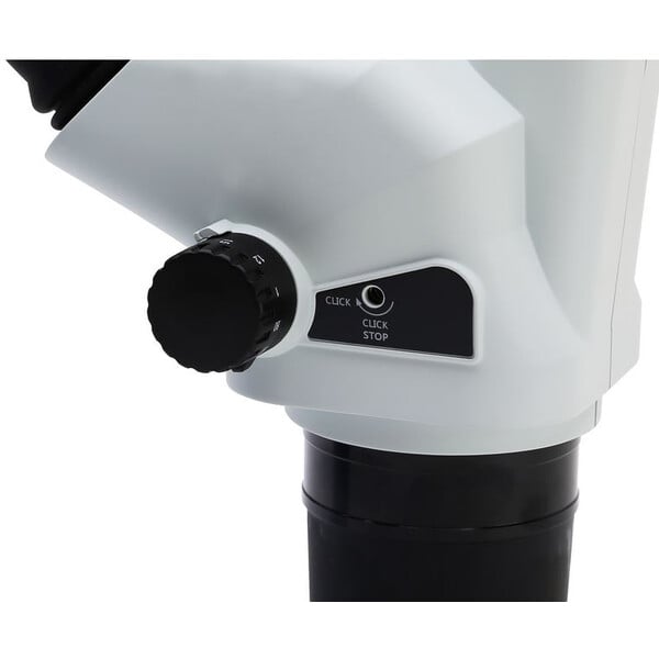 Optika Stereo zoom microscope SZO-5 , bino, 6.7-45x, Säulenstativ, Auf-, Durchlicht, Doppelspot