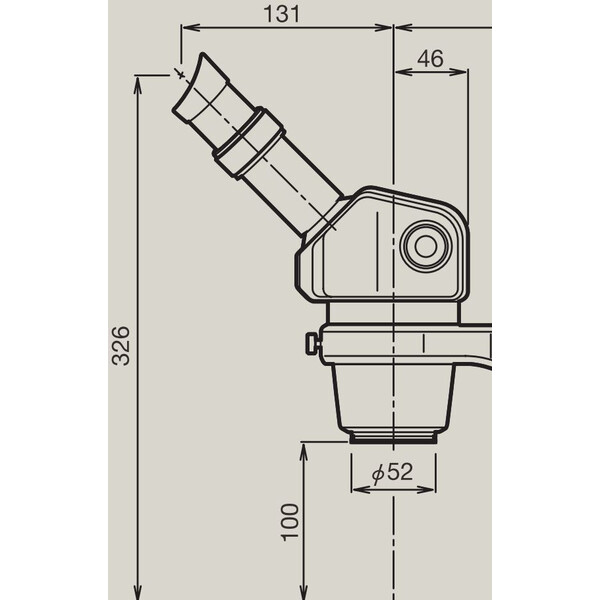 Nikon Cuerpo del zoom estereoscópico SMZ445, 0,8x-3,5x, 45°.