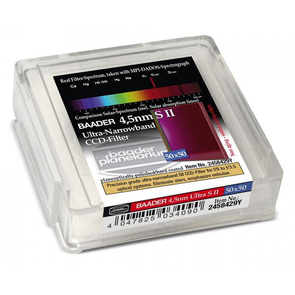 Baader Filtro CCD Ultra-Narrowband 4,5nm S II 50x50mm