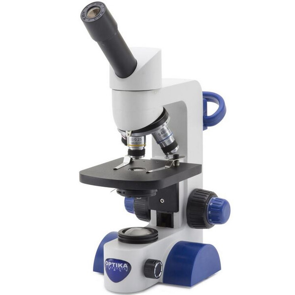 Optika Microscope B-61, mono, 40-400x, LED, Akku