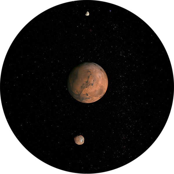 Redmark Mars system slide disc for Bresser and NG planetariums