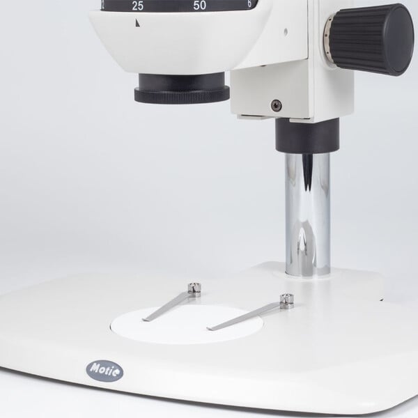Motic zoom stereomicroscoop K-400P, Binoculair, CMO, zonder Belichting, 6x-50x
