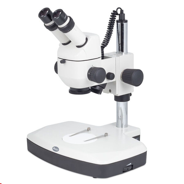 Motic zoom stereomicroscoop K-500 L, binoculair, CMO, gereflecteerd en doorgelaten licht, 6x-40x