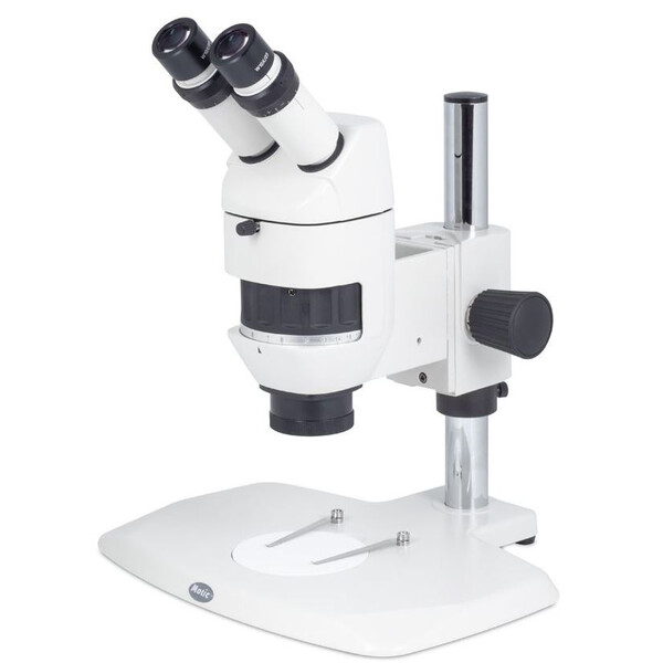 Motic zoom stereomicroscoop K-700P, Binoculair, CMO, zonder Belichting, 10x-52x