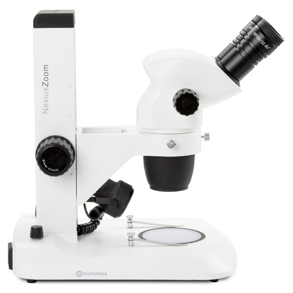Euromex Stereo zoom microscope NZ.1902-S, 6.7-45x, Zahnstange, Auf-u. Durchlicht, bino