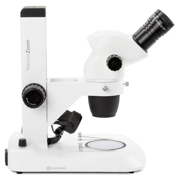 Euromex Stereo zoom microscope NZ.1902-S, 6.7-45x, Gear rack, Reflected and Transmitted light, bino